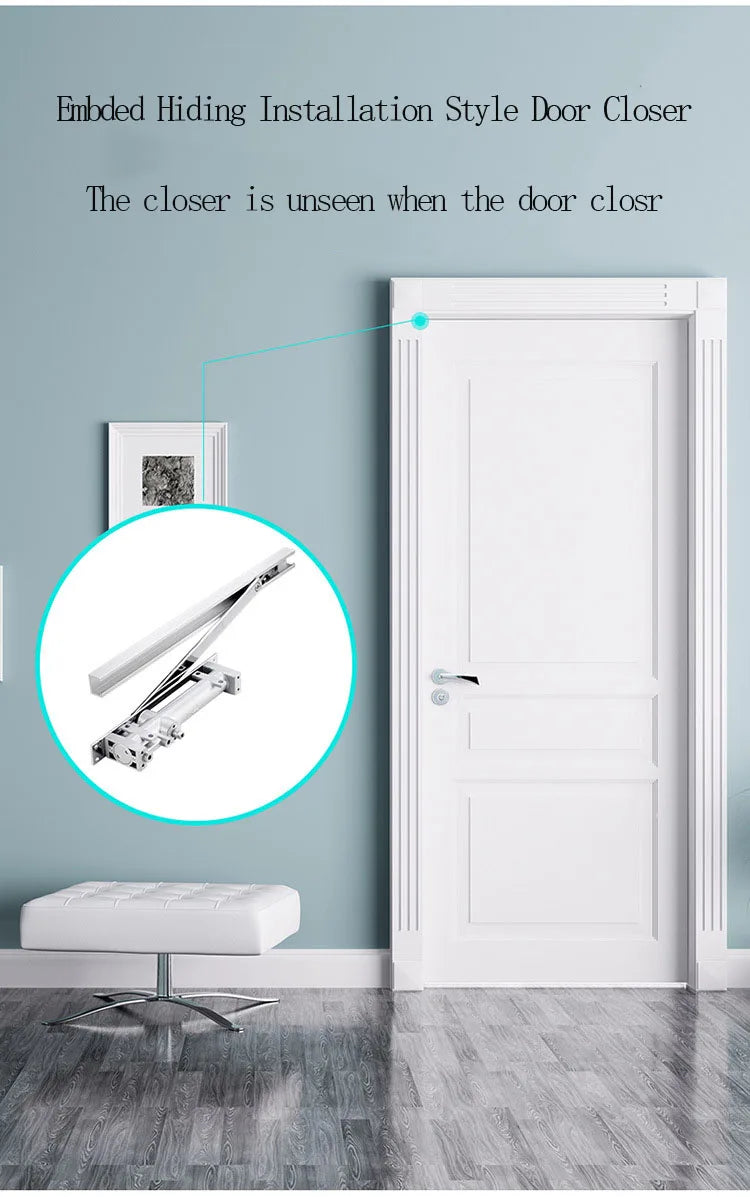 Embed Hiding Motor Door Closer Automatic Door Opener Control for Gate Door