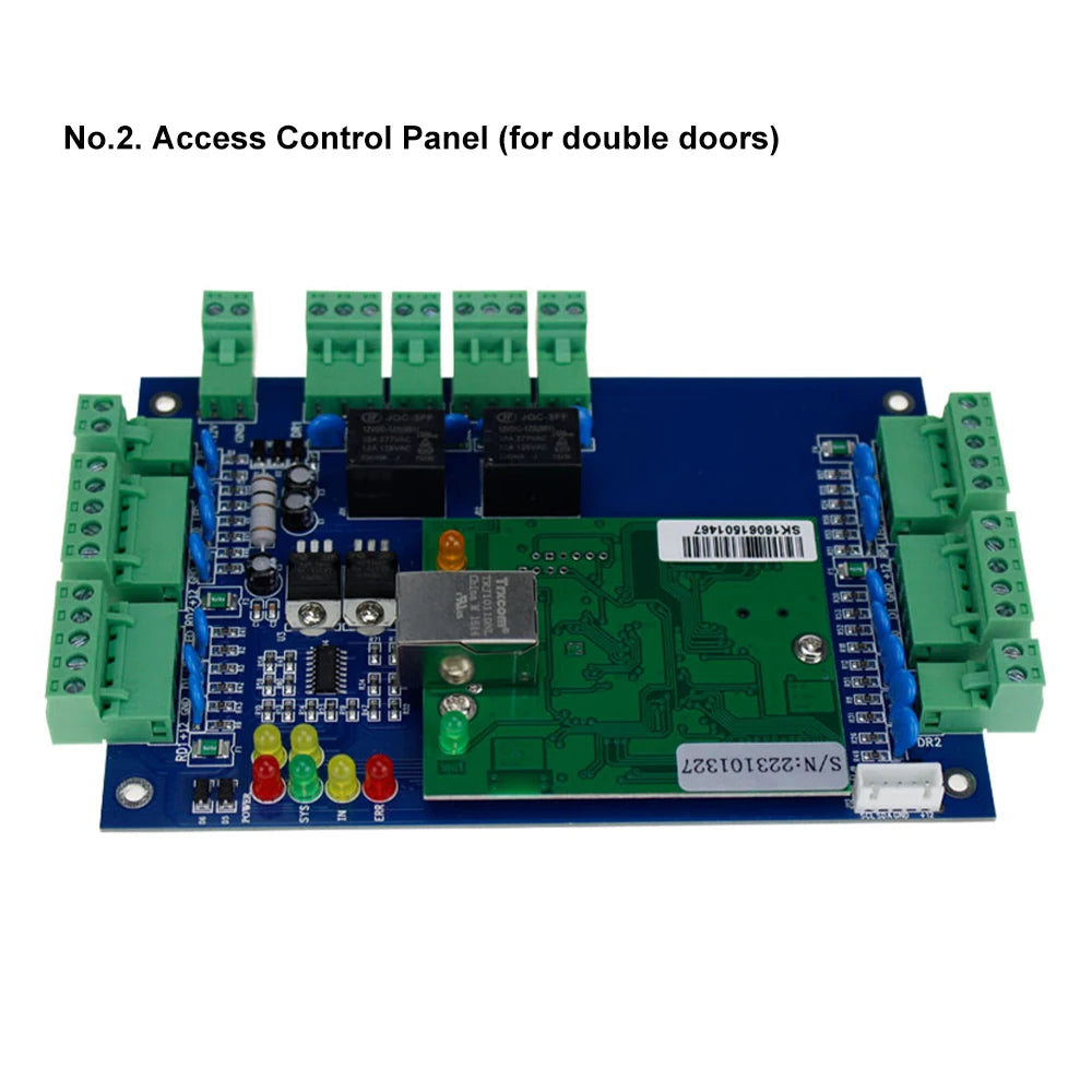 4 Doors Access Control System Core Control Components with 110V-240V Power Supply Box and TCP/IP Network Access Control Panel