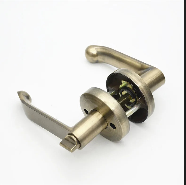 Modern Heavy Duty Zinc Alloy Key Handle Lock Set Door Lever Lock for Toilet Room Wash Bath Store and Closet with UL Certificate