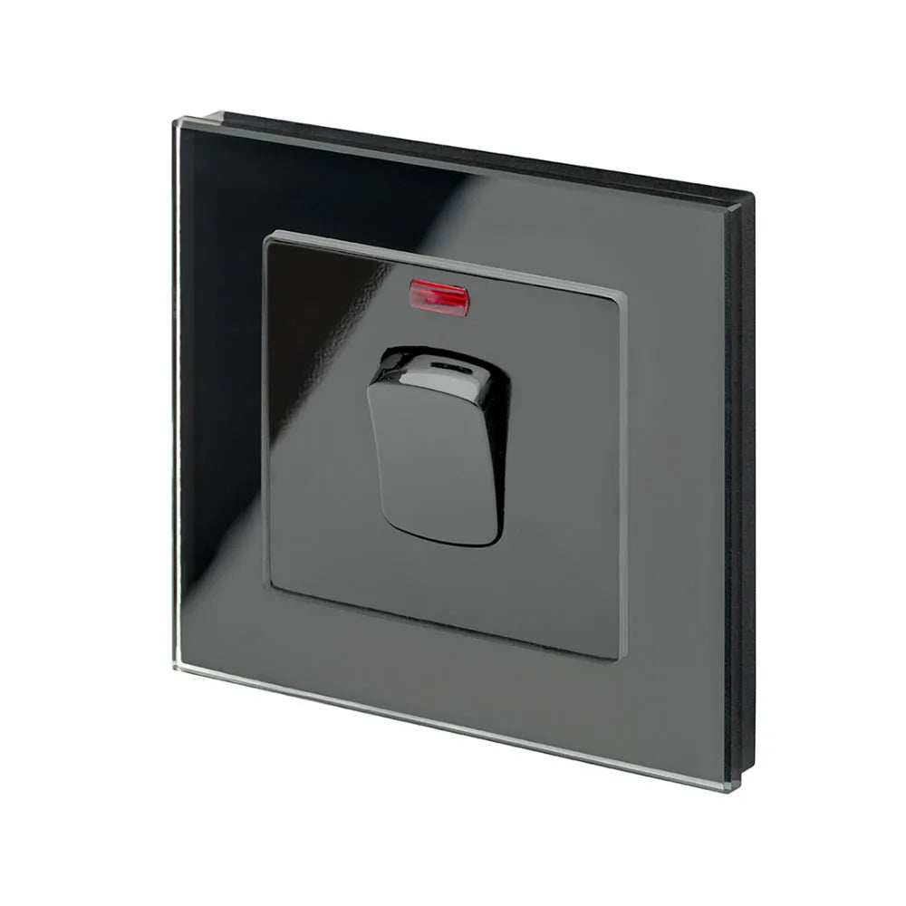 4 Gang Horizontal Wall Electric Tempered Glass Switch Light 2 Amps USB Power Socket Outlet From TDM China Factory Manufacturer