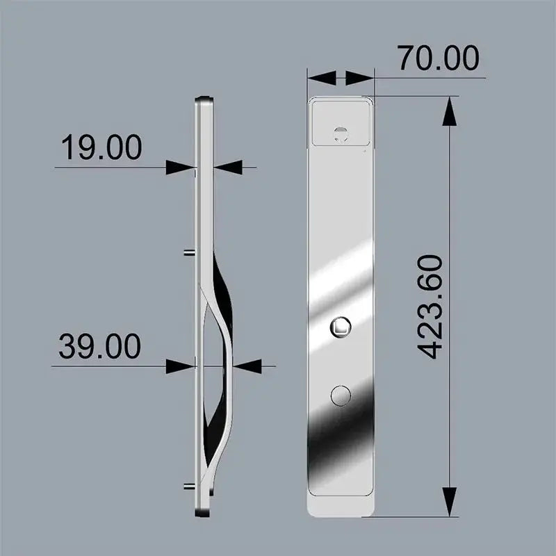 Automatic Security Electric Digital Door Lock Electronic Smart Fingerprint Locks with Camera Wifi Tuya Face Recognition Lock