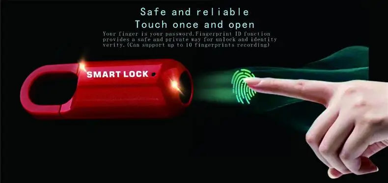 Student Backpack Small Padlock Suitcase Dormitory Cabinet Padlock Keyless Luggage Gym Cabinet Electronic Smart Padlock