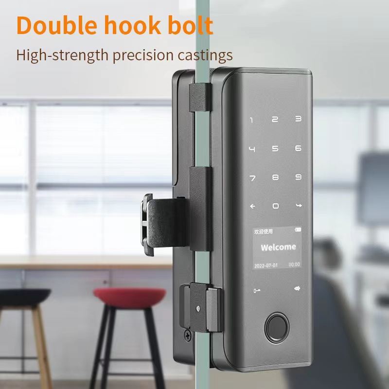 Digital Sliding Smart Glass Door Lock TUYA WiFi APP Control for Office Apartment Resident House TDM-G20