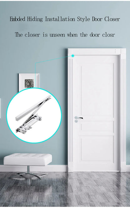 Embed Hiding Motor Door Closer Automatic Door Opener Control for Gate Door