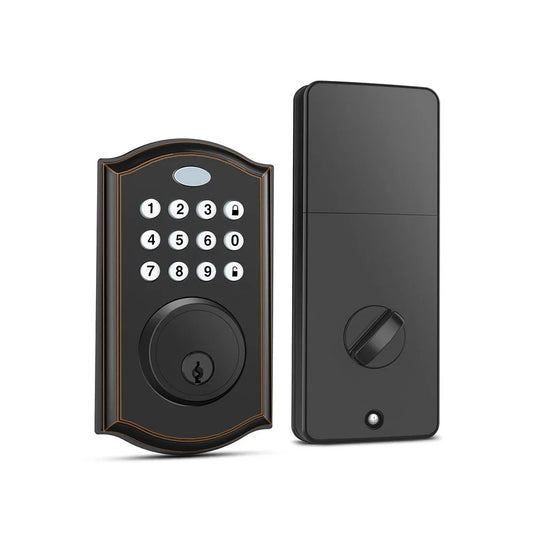 Automatic Fingerprint Smart Door Lock with Keypad Smart Deadbolt Lock for Hotel Home Apartment and Home Door