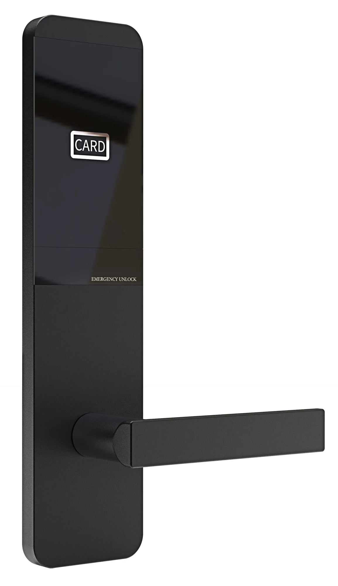 Hotel Handle Lock Unlock Way RFID Card Key As a Part of System with Energy Saving Switch Encoder Data Collector and Computer
