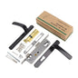 Quality Aluminium Alloy Internal Black Gold Main Door Entrance Handles Locks Hardware Accessories Home Glass Door Handle