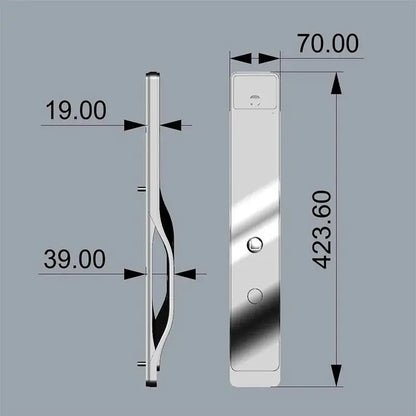 Automatic Security Electric Digital Door Lock Electronic Smart Fingerprint Locks with Camera Wifi Tuya Face Recognition Lock