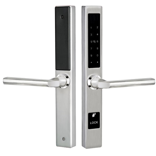 Security Electronic Handle Digital Inteligentes TUYA Wifi Keyless Smart Lock Fingerprint for Metal Door TDM-CN330