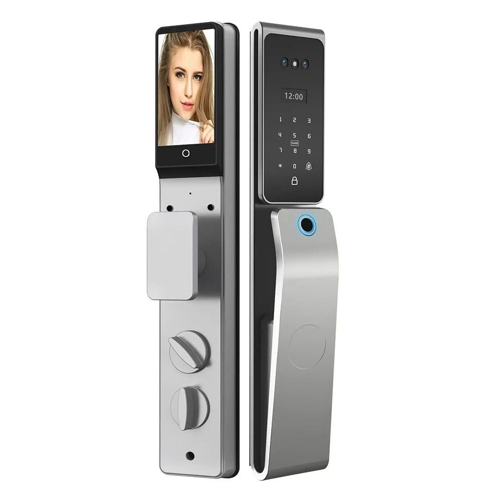 3D Face Recognition Door Lock Security Outdoor Active Intercom Camera Home Main Door Lock TDM-C50